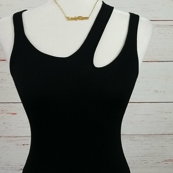 Zara | Tops | Zara Cut Out Knit Tank Top | Poshmark